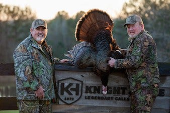 David Hale and Harold Knight with Turkey 