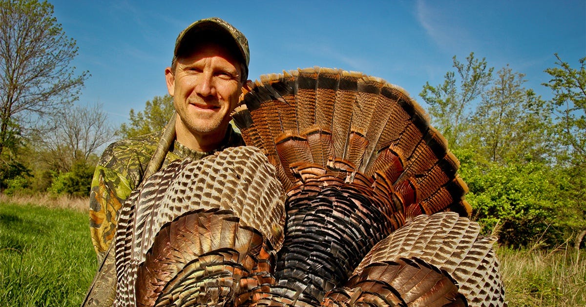 Chris Parrish and Harvested Turkey 