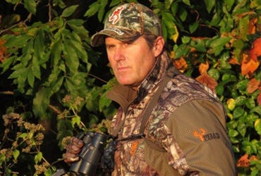 Joe Thomas in the Woods Elk Hunting 