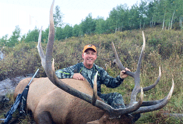 Ron Ten Berge with his Big Utah Bull Elk 