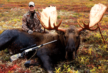 Man with Harvested Moose