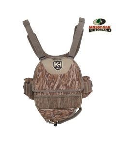 Knight & Hale Run N' Gun 100 Turkey Chest Rig - Mossy Oak Bottomland - Front view